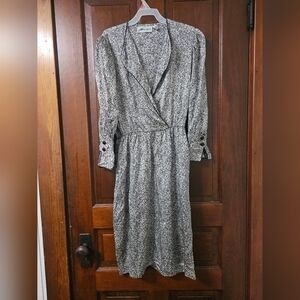 Vintage Adrianna Papell 100% Silk  Dress